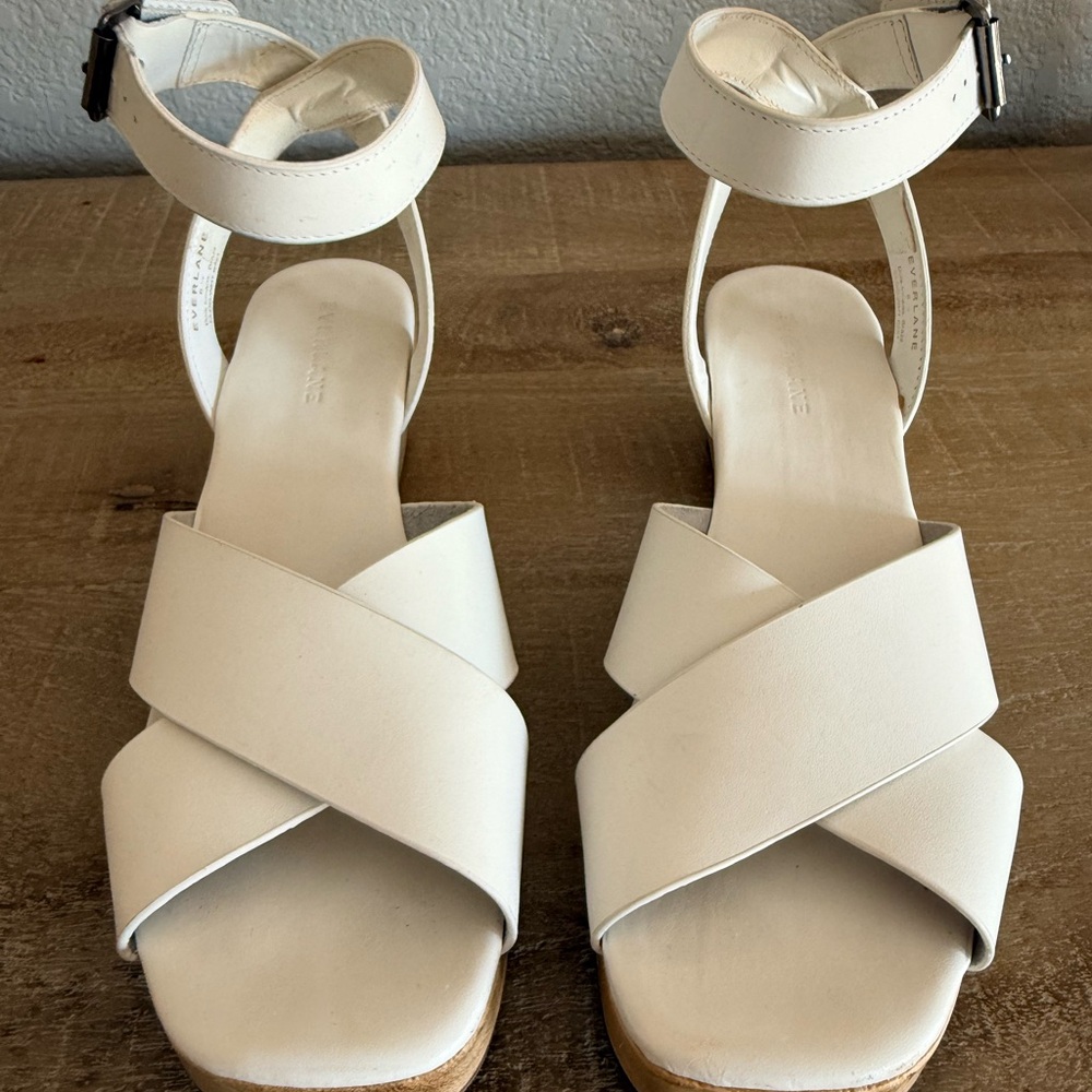 Everlane platform wedge sandal